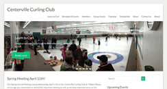 Desktop Screenshot of centervillecurlingclub.com